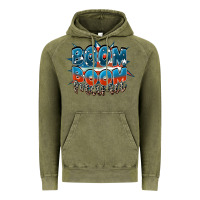 Vintage Olive Boom boom Mama Vintage Hoodie - FaDigitalArtStudio