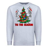 Heather Grey tis the season Premium Sweatshirt - AdoDesignShop