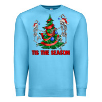 Ocean Blue tis the season Premium Sweatshirt - AdoDesignShop