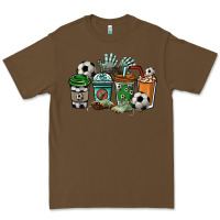 Cacao Soccer coffee cups Premium Tee - HowdyJamesFarm