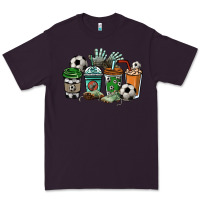 Plum Soccer coffee cups Premium Tee - HowdyJamesFarm