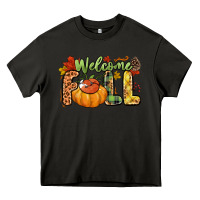 Asphalt Welcome Fall Heavy Core Tee - NancyCooperArtShop