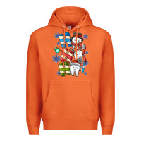 Carrot ho ho ho teeth Premium Hoodie - CowhideDigitalArt