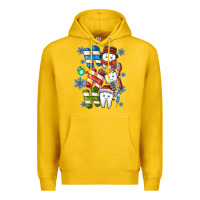 Lemon ho ho ho teeth Premium Hoodie - CowhideDigitalArt