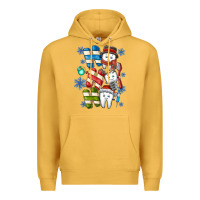 Mustard ho ho ho teeth Premium Hoodie - CowhideDigitalArt