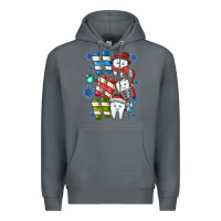 Rock ho ho ho teeth Premium Hoodie - CowhideDigitalArt