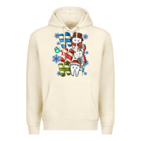 Sandshell ho ho ho teeth Premium Hoodie - CowhideDigitalArt