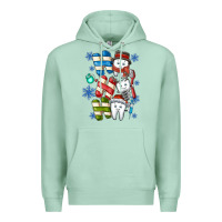 Seafoam ho ho ho teeth Premium Hoodie - CowhideDigitalArt