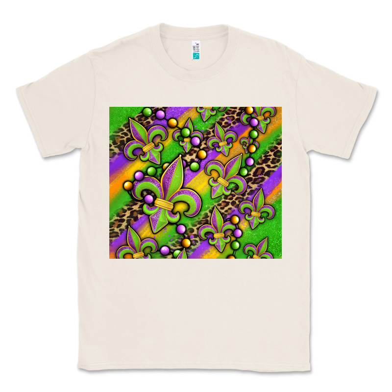 Mardi Gras Carnival Fleur De Lis Classic Tee by Jasminsmagicworld | Teevron