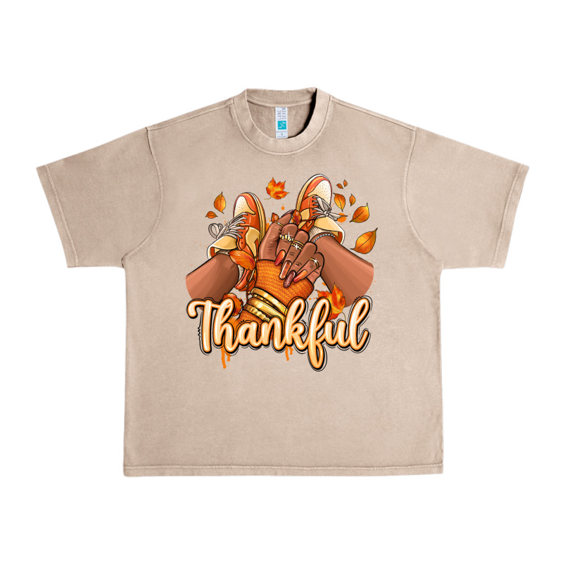 Thankful Black Girl Sneakers Urban Heavy Tee by RanaPortraitStore | Teevron