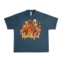 Midnight Navy Thankful black girl sneakers Urban Heavy Tee - RanaPortraitStore