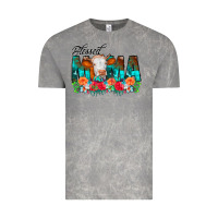 Cloud Rock Blessed Mama Flowers Cow Vintage Tee - CowCowDesign