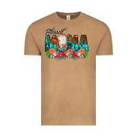 Vintage Camel Blessed Mama Flowers Cow Vintage Tee - CowCowDesign