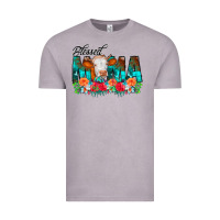 Blessed Mama Flowers Cow Vintage Tee | Teevron