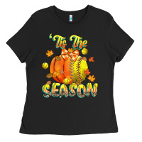 Black its the season softball Ladies Tee - CowGirlArtShop