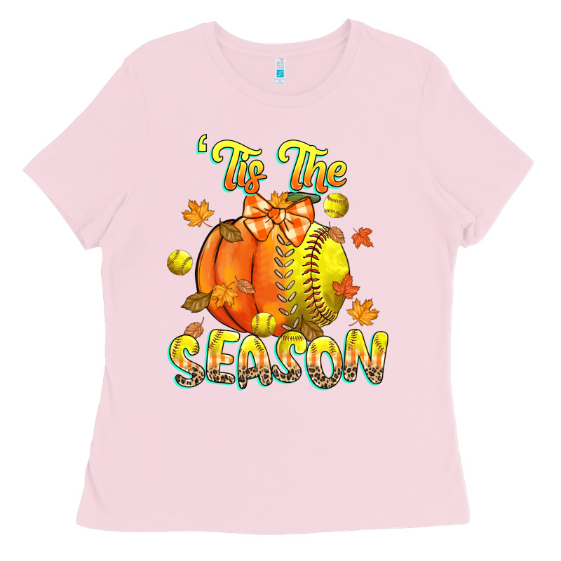 Its The Season Softball Ladies Tee by CowGirlArtShop | Teevron