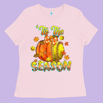 Its The Season Softball Ladies Tee Designed By Cowgirlartshop