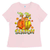 Bubblegum Pink its the season softball Ladies Tee - CowGirlArtShop