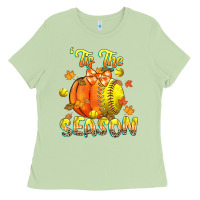 Matcha its the season softball Ladies Tee - CowGirlArtShop