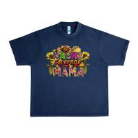 Navy Nacho average mama Urban Heavy Tee - FaDigitalArtStudio