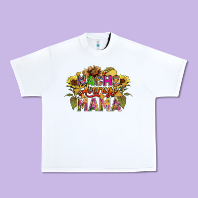Nacho Average Mama Urban Heavy Tee Designed By Fadigitalartstudio