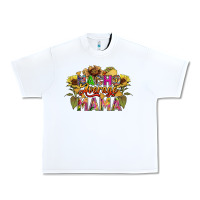 White Nacho average mama Urban Heavy Tee - FaDigitalArtStudio