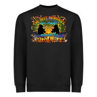 Black the best memories are made around the campfire camping Heavyweight Sweatshirt - BarkalooDesign