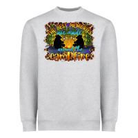 Heather Grey the best memories are made around the campfire camping Heavyweight Sweatshirt - BarkalooDesign