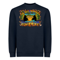 Navy the best memories are made around the campfire camping Heavyweight Sweatshirt - BarkalooDesign
