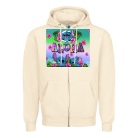 Sandshell aloha stitch Zipper Hoodie - AdoDesignShop