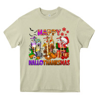 Mossy happy hallothanksmas coffee cups Heavy Core Tee - texasbilliewilder