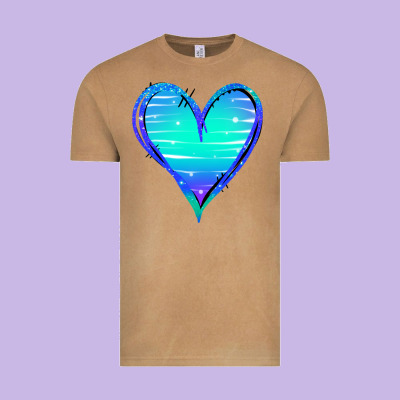Mermaid Heart Vintage Tee Designed By Jasminsmagicworld