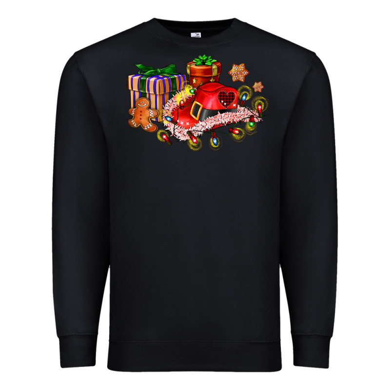 Cowgirl Hat With Gifts And Cookies Premium Sweatshirt by AdoDesignShop | Teevron