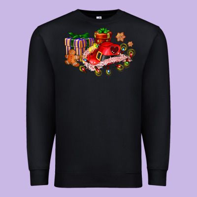 Cowgirl Hat With Gifts And Cookies Premium Sweatshirt Designed By Adodesignshop