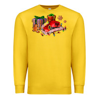 Lemon cowgirl hat with gifts and cookies Premium Sweatshirt - AdoDesignShop