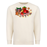 Sandshell cowgirl hat with gifts and cookies Premium Sweatshirt - AdoDesignShop