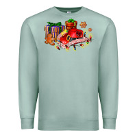 Seafoam cowgirl hat with gifts and cookies Premium Sweatshirt - AdoDesignShop