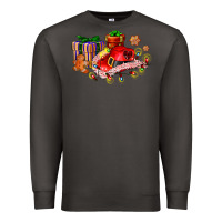 Smoke cowgirl hat with gifts and cookies Premium Sweatshirt - AdoDesignShop