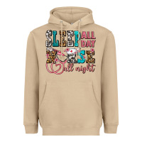 Mushroom sleep all day nurse all night Heavyweight Hoodie - AdoDesignShop