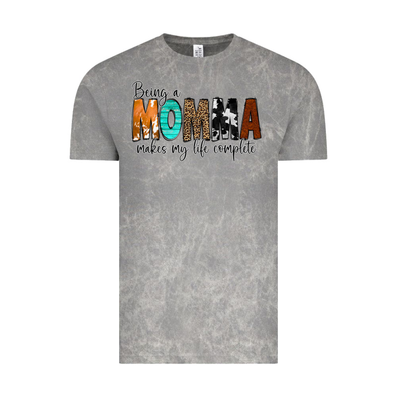 Being A Momma Makes My Life Complete Vintage Tee by CowCowDesign | Teevron
