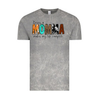 Cloud Rock Being a Momma Makes My Life Complete Vintage Tee - CowCowDesign