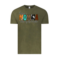 Vintage Olive Being a Momma Makes My Life Complete Vintage Tee - CowCowDesign