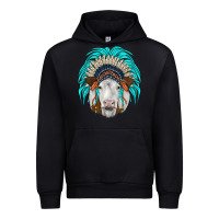 Black simmental indian headdress Urban Hoodie - JahusDesignShop