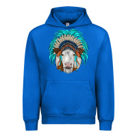 Cobalt simmental indian headdress Urban Hoodie - JahusDesignShop