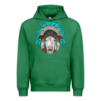 Emerald simmental indian headdress Urban Hoodie - JahusDesignShop