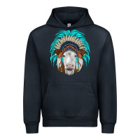 Navy simmental indian headdress Urban Hoodie - JahusDesignShop