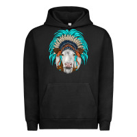 Pigment Black simmental indian headdress Urban Hoodie - JahusDesignShop