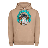 Pigment Burro simmental indian headdress Urban Hoodie - JahusDesignShop