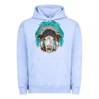 Pigment Grape Ice simmental indian headdress Urban Hoodie - JahusDesignShop