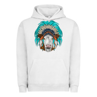 Pigment Lunar Rock simmental indian headdress Urban Hoodie - JahusDesignShop